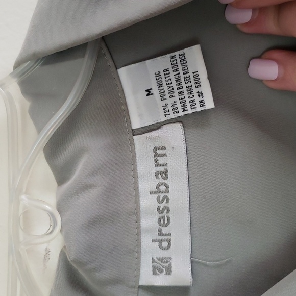 Dressbarn sage green casual button down shirt, career, women's size medium - Picture 4 of 6